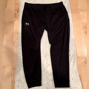 Under Armour Men's Sportstyle Tricot Joggers (XXL, Black)